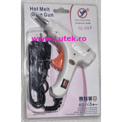 Pistol de lipit cu bare silicon cald - 20W